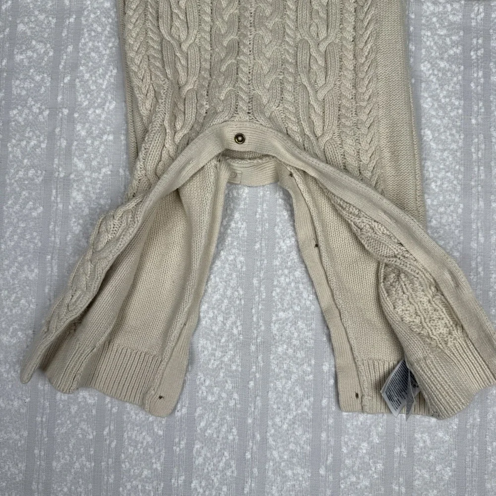 Baby‎ Gap Infant Cable Knit Chunky Romper Size 18 24 Months Fleece Neutral Cozy